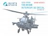 Quinta Studio QDS-35099 AH-64E 3D-Printed & coloured Interior on decal paper (Takom) (Small version) 1/35